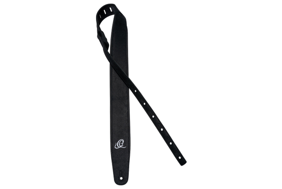 Ortega OSAR-1 Gitaarband Echt Leer Black Hole image 2