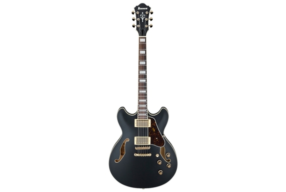 Ibanez AS73G-BKF Gitaar Black Flat image 2