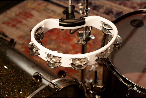 Meinl HTMT2WH Headliner Tambourine ABS Montable image 2