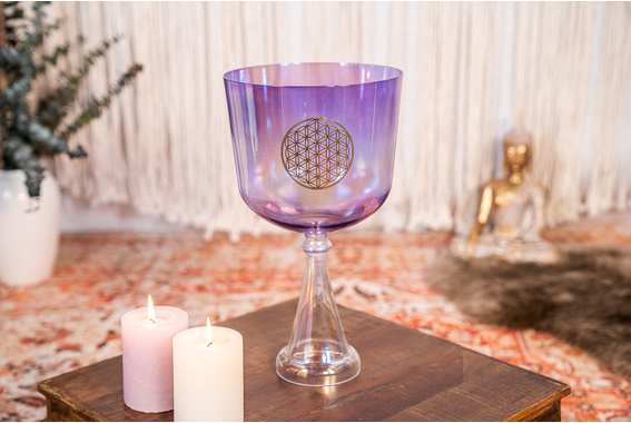 Meinl Sonic Energy CSC8FPFOL Crystal Singing Chalice 8" image 2