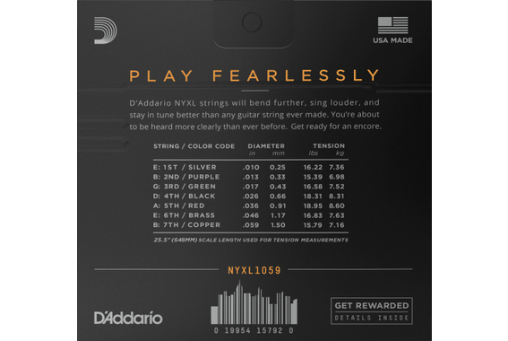 D'Addario NYXL1059 image 2