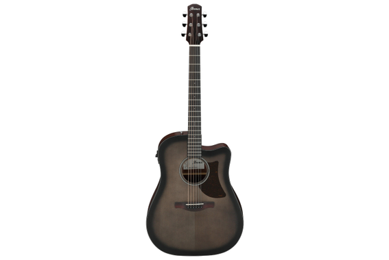 Ibanez AAD50CE-TCB Transparent Charcoal Burst image 2