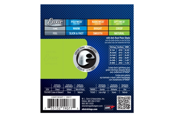 Elixir 19077 Electric Optiweb Light/Heavy image 2