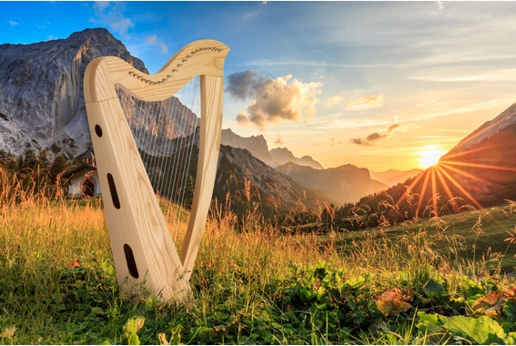 Classic Cantabile H-22 AW Keltische Harp 22 Snaren image 2