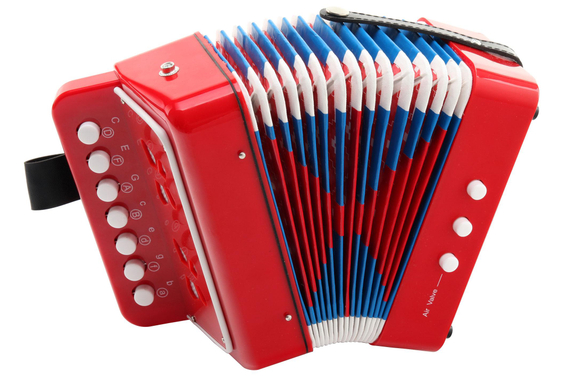 Classic Cantabile Bambino Kinder-Akkordeon, rot, 2 Bässe  - Retoure (Zustand: sehr gut) image 2