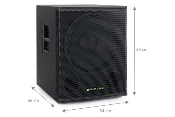 Pronomic Powerstage Economy 1815 2.2 Système PA Actif 850 Watts image 2