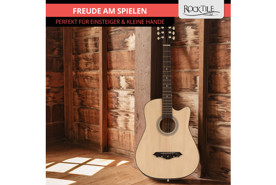 Rocktile WSD-5C-NT Slim Line Westerngitarren Set Natural  - Retoure (Zustand: sehr gut) image 2