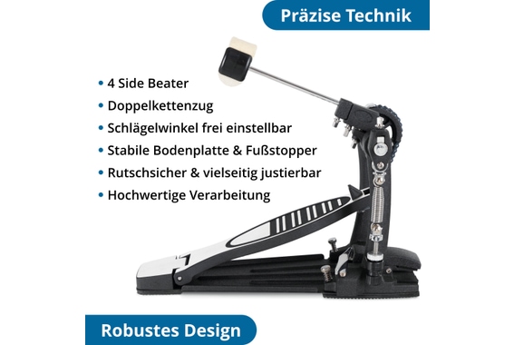 XDrum Pro Single Fußmaschine  - Retoure (Zustand: gut) image 2