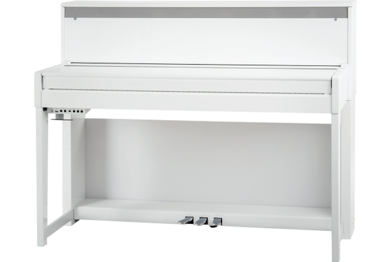 Classic Cantabile UP-1 WH Piano Vertical Eléctrico Blanco Brillo Alto - Devolución (Daño en el Embalaje) image 2