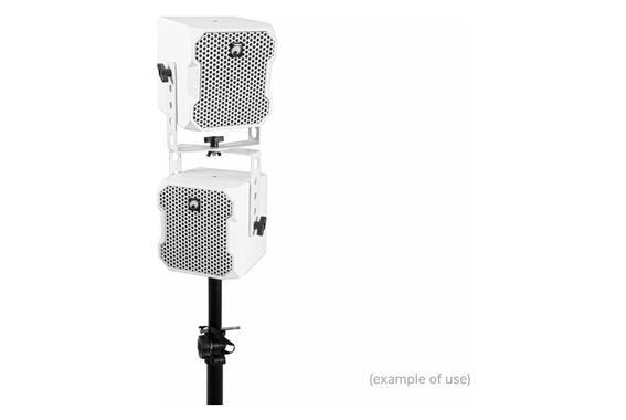 Omnitronic BOB-4 Kit De Barrettes D’Extension Blanc image 2