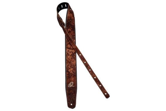 Ortega OSCL-2 Gitaarband Echtleder Chestnut Tree image 2