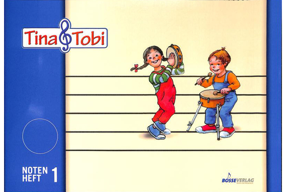 Set di Educazione Musicale Sonor con Quaderno Tina e Tobi, Metallofono NG 10, Borsa Porta Spartiti Blu e Pastelli image 2