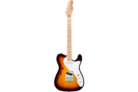 Squier Affinity Series Dunne Halvakoustische Gitaar 3-Color Sunburst image 2