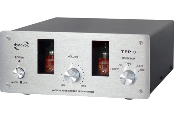 Dynavox TPR-3 Préampli Phono À Lampes Argent image 2
