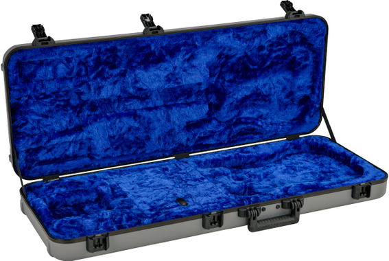 Fender Deluxe Molded Case voor Stratocaster/Telecaster Zilver/Blauw image 2