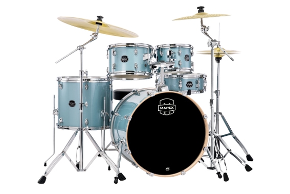 Set Batteria Mapex Venus Stage Aqua Blue Sparkle con Borse image 2