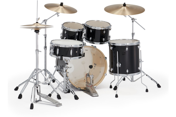 Pearl Export EXX705NBR/C31 Drumkit Jet Black Beginner Set image 2