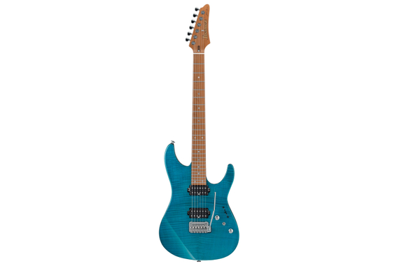Ibanez MM1-TAB Guitare Électrique Transparent Aqua Blue image 2