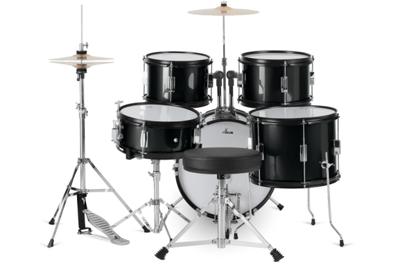 XDrum Junior Pro Kinder Schlagzeug Black Sparkle inkl. Schule  - Retoure (Verpackungsschaden) image 2