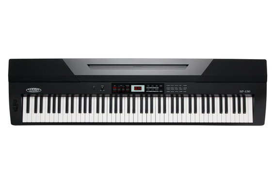 Classic Cantabile SP-150 BK Stagepiano zwart Set incl. standaard, koptelefoon en pedaal image 2
