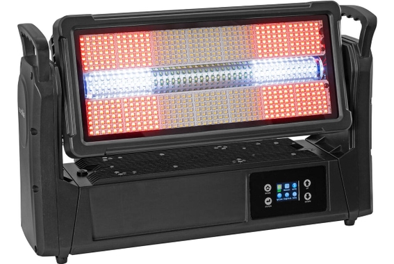 Set Eurolite 2x LED IP Mega PIX Strobe 714 Swing + Flightcase image 2
