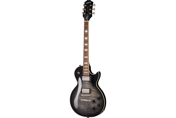 Epiphone Les Paul Tribute Plus Transparent Ebony Burst image 2