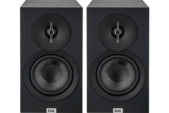 ELAC Debut B5.3 Enceintes Bibliothèque Noires Paire Set Oehlbach image 2