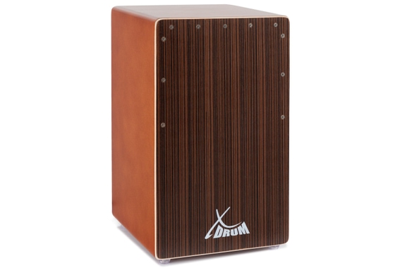 XDrum Cajon El Bajo Bass Port Cocoa Brown/Ebony Set incl. Scuola di Cajon & Borsa image 2