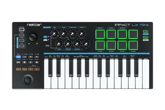 Nektar Impact LX Mini USB MIDI Keyboard Controller Set image 2