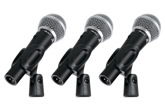 Pronomic DM-58-C Vocal Mikrofon 3er Set im Koffer  - Retoure (Zustand: sehr gut) image 2