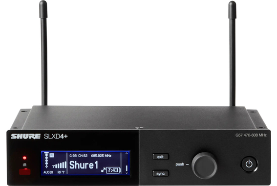 Shure SLXD4+ S50 Système Sans Fil Numérique Avec Émetteur Clip SLXD3+ image 2