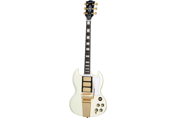 Epiphone 1963 Les Paul SG Custom With Maestro Vibrola Classic White image 2