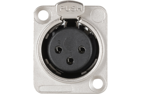 Pronomic XFD XLR Inbouwconnector Female 8x Set image 2