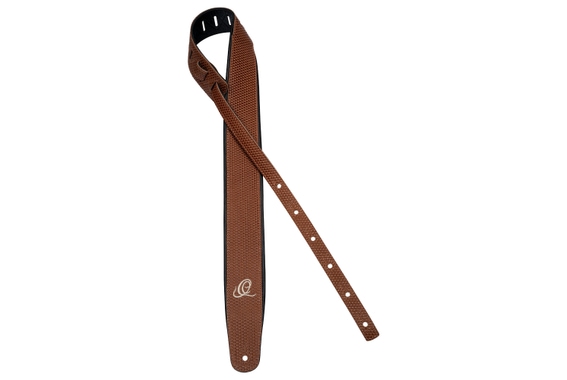 Ortega OSCU-5 Gitaarband Echtleder Tan Braid image 2