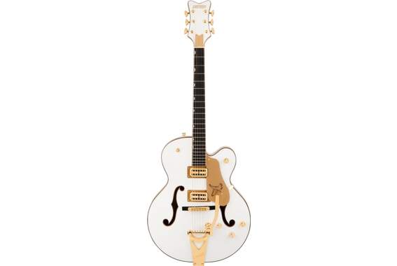 Gretsch Synchromatic Falcon Hollow Body Single-Cut with Bigsby Snowcrest White image 2