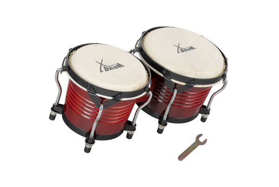 XDrum Bongos Pro Tobacco Set incl. Standaard image 2