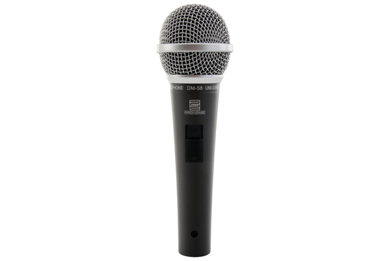 Pronomic DM-58 Microphone Vocal avec Interrupteur Starter SET incl. Pied + Pince + Câble image 2