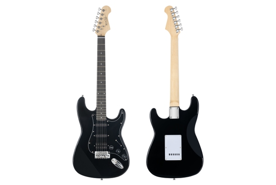 Rocktile Banger's Power Pack Set de Guitares Électriques, 8 pièces Noir image 2