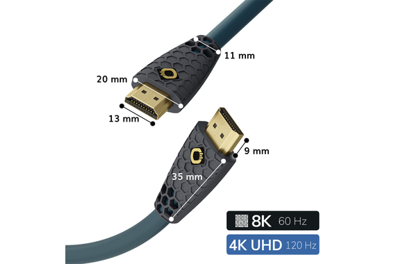 Oehlbach Flex Evolution 8K Ultra High-Speed HDMI Kabel 1,5m  - Retoure (Zustand: sehr gut) image 2