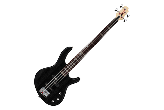 Cort Action PJ E-Bass Open Pore Black Gigbag Set image 2