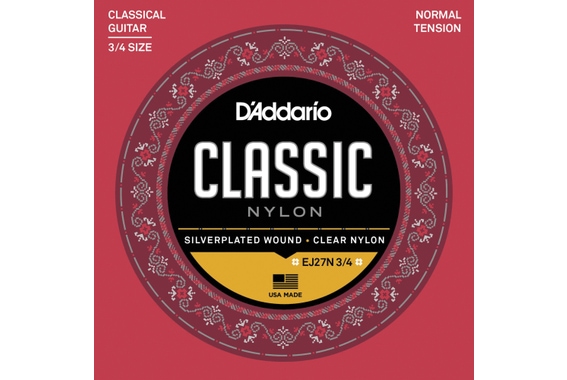 D'Addario EJ 27N-3/4 Student 3x Set image 2