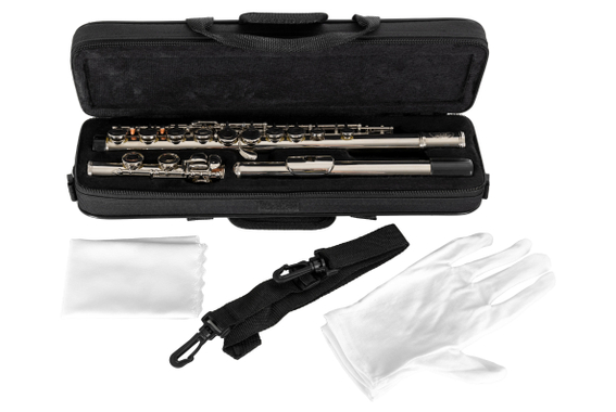 Classic Cantabile FL-100 Querflöte, Neusilber  - Retoure (Zustand: sehr gut) image 2