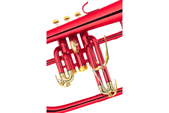 Lechgold FH-60AR Anima rossa Bb-Flügelhorn rot  - Retoure (Zustand: sehr gut) image 2