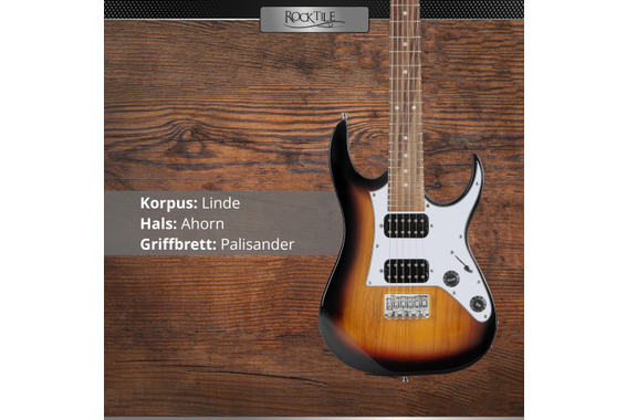 Rocktile Youngster YS-1SB 3/4 E-Gitarre Sunburst  - Retoure (Zustand: sehr gut) image 2