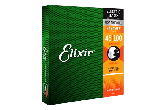 Elixir 14052 Electric Bass Nanoweb Long Scale Light image 2