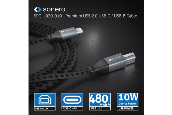 Sonero 2.0 Cable De Conexión USB-C A USB-B 5 m image 2