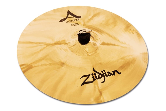 Zildjian A Custom 17" Crash + Rechte Cymbaalstandaard Set image 2