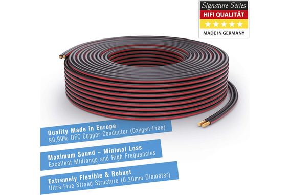 PureLink Luidsprekerkabel OFC 2x2,50mm² 10m zwart image 2