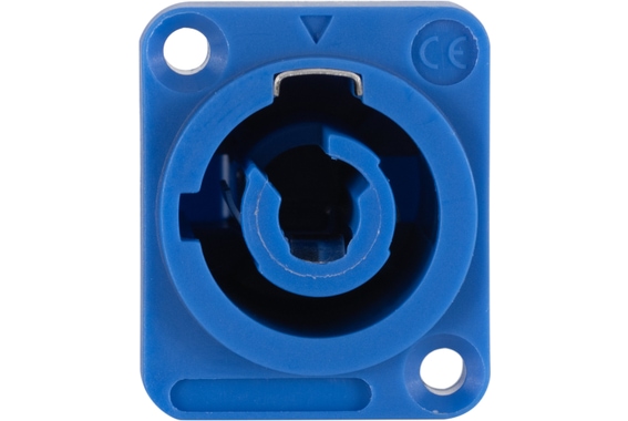 Pronomic PowPID BU Powerplug Einbaubuchse Blau 10x Set image 2