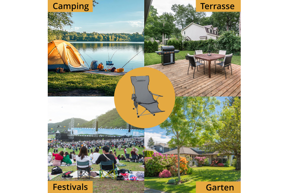 Stagecaptain CSF-600 MKII Nick Poltrona da Campeggio con Poggiapiedi image 2